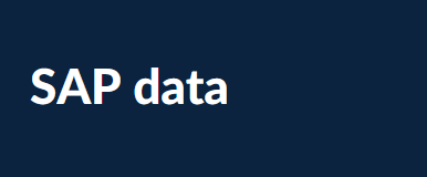 SAP data